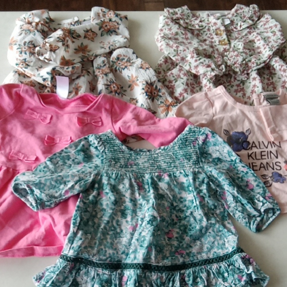 Baby Girl Size 12 Month Daisy Fuentes Blouse Lot
